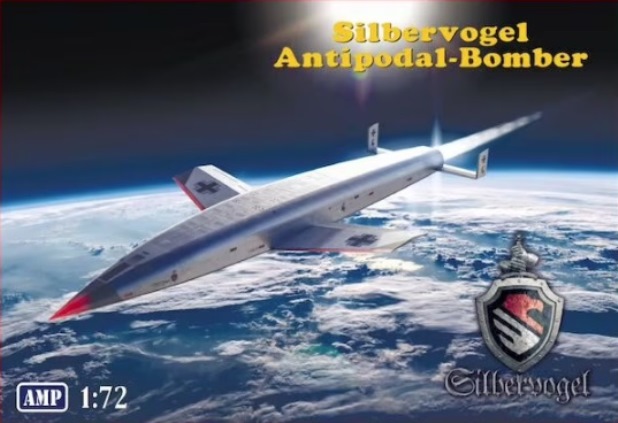 72014 AMP "Silbervogel" Third Reich sub-orbital bomber 1/72