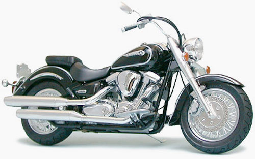 14080 Tamiya Мотоцикл Yamaha XV1600 Roadstar Масштаб 1/12