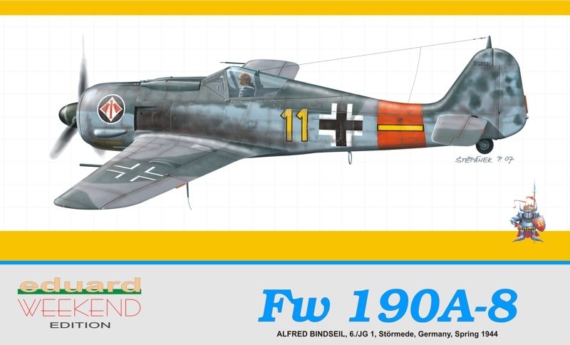 8429 Eduard Немецкий истребитель Fw 190A-8 1/48