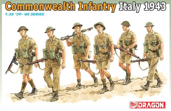 6380 Dragon Commonwealth Infantry (Italy 1943-1944) 1/35