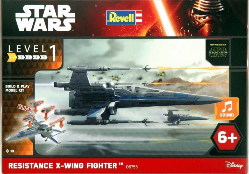 06753 Revell Истребитель Star War X-Wing Fighter Built & Play (сборка без клея)