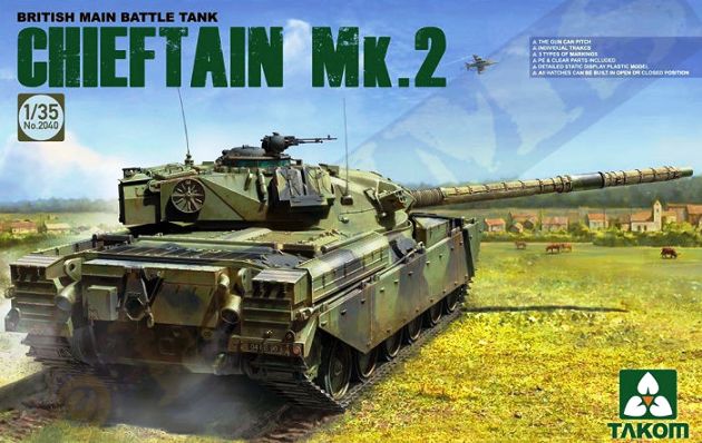Сборная модель  2040 Takom Танк Chieftain Mk. 2 