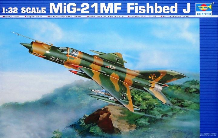 02218 Trumpeter Самолет МиГ-21МФ 1/32