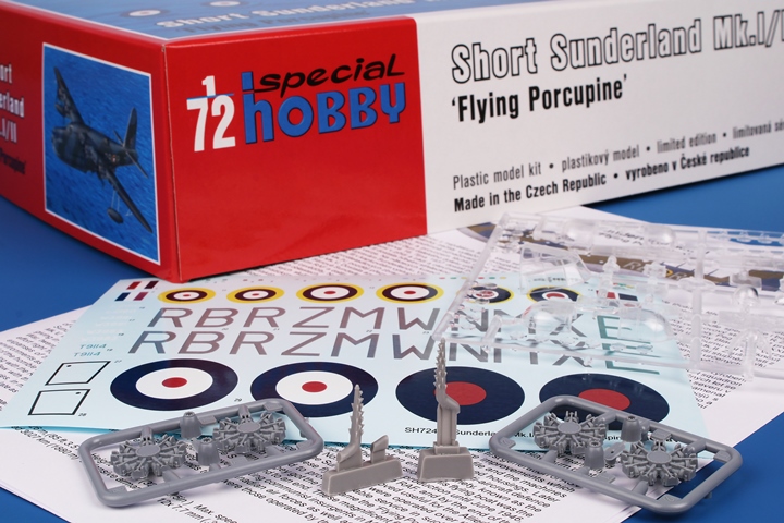 72438 Special Hobby Самолёт Short Sunderland Mk.I/II ‘The Flying Porcupine’ 1/72