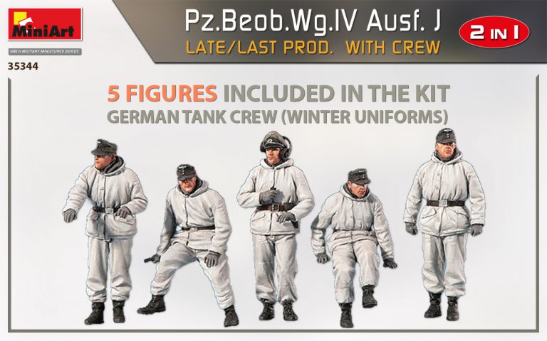 35344 MiniArt Танк Pz.Beob.Wg.IV Ausf. J поздняя/последняя версия с экипажем (2 в 1) 1/35