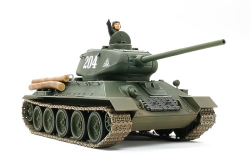 Сборная модель 89569 Tamiya Советский танк Т-34/85 (1 фигура в комплекте) 