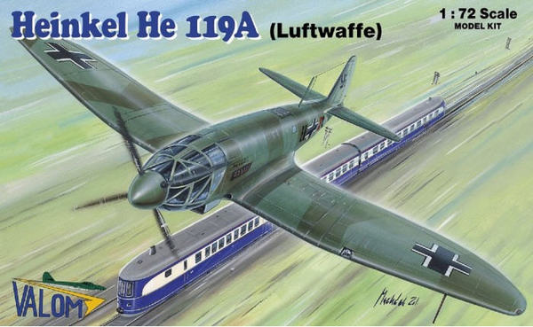 72110 Valom Самолет Heinkel He 119A (Luftwaffe) Масштаб 1/72