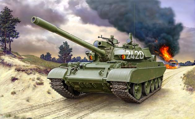 Сборная модель 03306 Revell Танк Т-55 AM/AM2B 