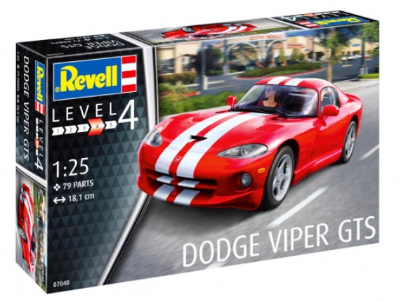 07040 Revell Автомобиль Dodge Viper GTS 1/25