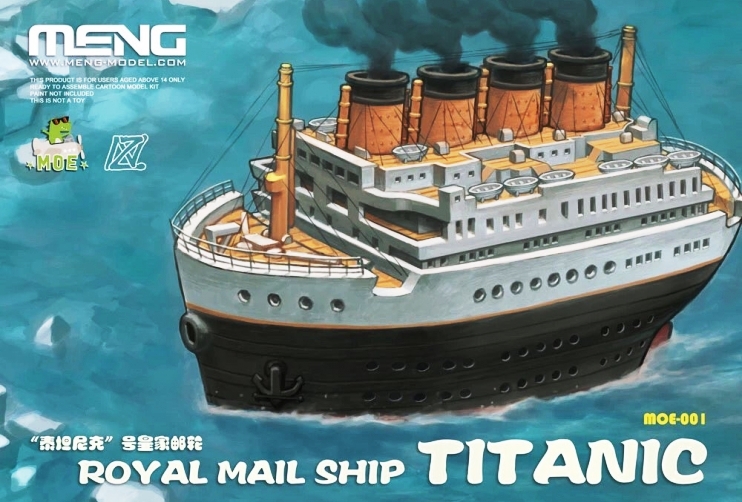 MOE-001 Meng Model Лайнер Титаник (сборка без клея)