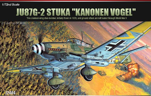 Сборная модель 12404 Academy Самолет Ju-87G-2 Ханса-Ульриха Руделя 