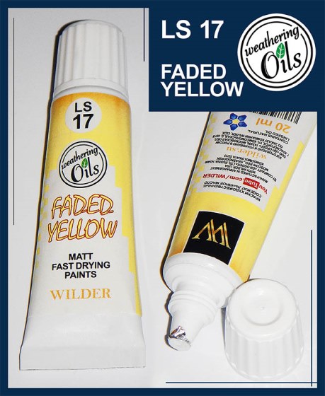 HDF-LS-17 Wilder Краска масляная желтая выцветшая 20мл