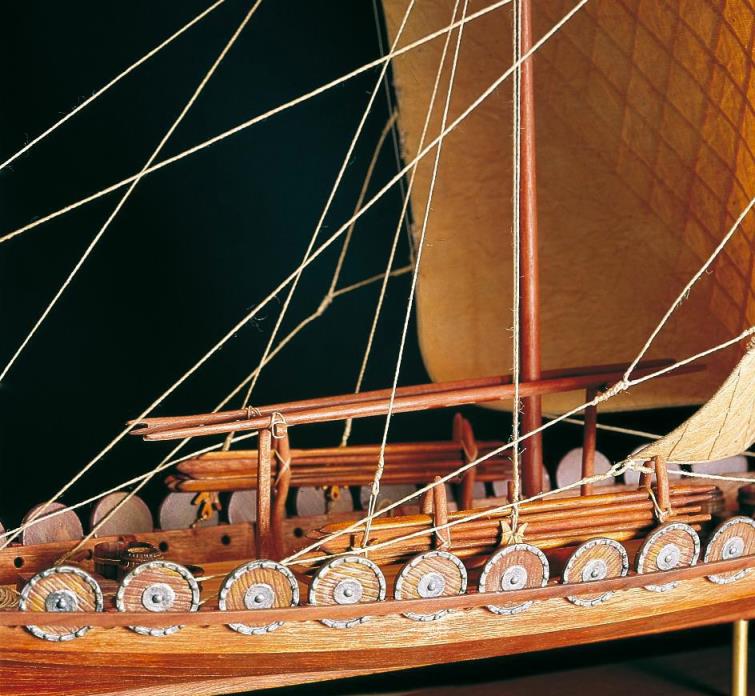 1406-1 Amaty Корабль викингов Viking Ship Drakkar 1/50