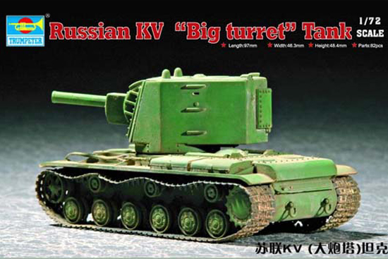 Сборная модель 07236 Trumpeter Советский танк КВ-2 