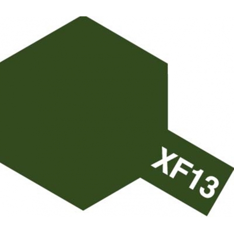 81713 Tamiya Краска акриловая матовая XF-13 J. A. Green (Японская авиационная зеленая)  10мл
