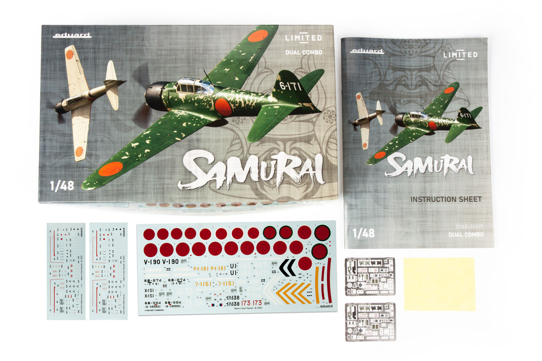 11168 Eduard Японские истребители A6M3 Zero Type 22/22a/32/32a "Samurai" (Dual Combo) 1/48