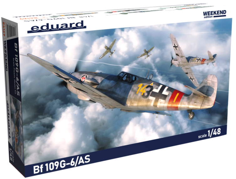 84169 Eduard Немецкий истребитель Bf 109G-6/AS (Weekend) 1/48