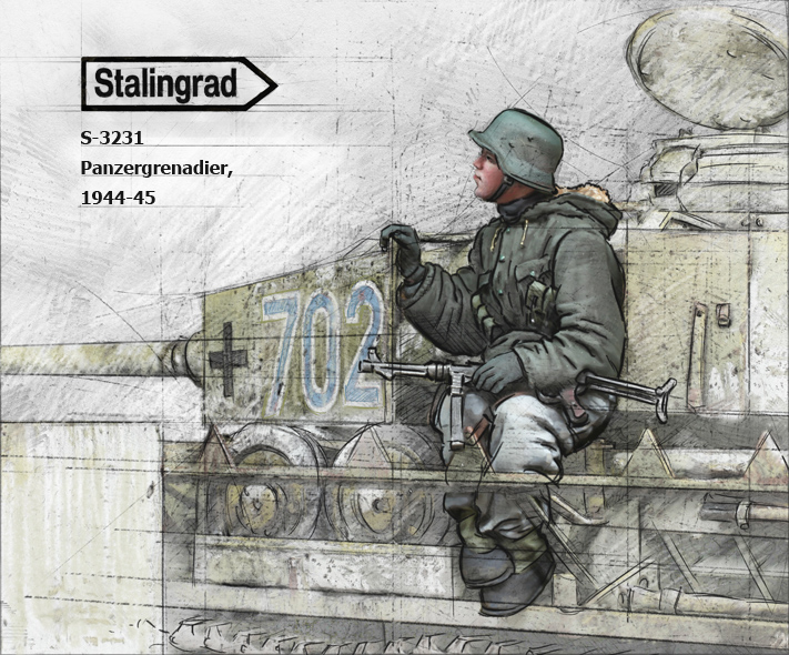3231 Stalingrad Германский панцергренадер 1944-45 гг 1/35 | Купить в  Platcdarm