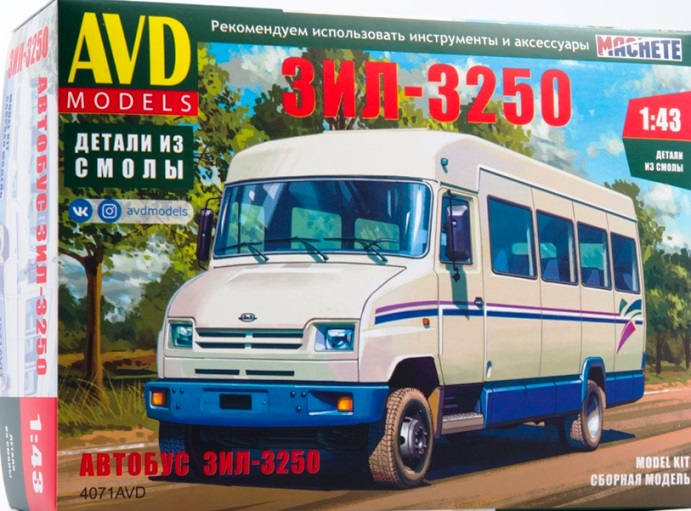 4071AVD AVD Models Автобус ЗИЛ-3250 1/43