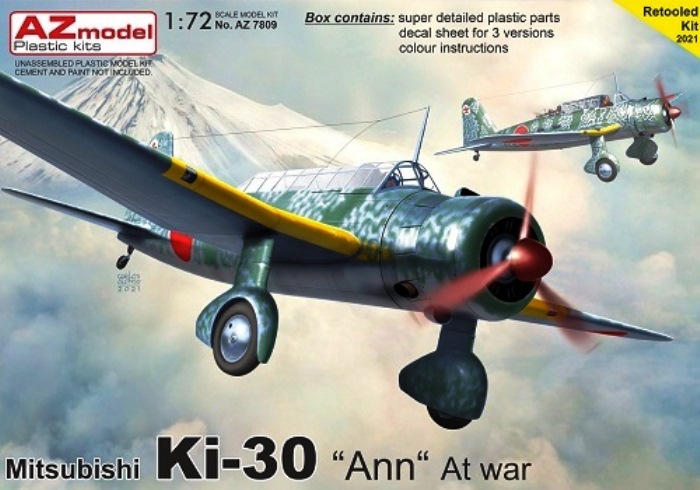 7809 AZmodel Самолёт Ki-30 Ann „At war“ 1/72