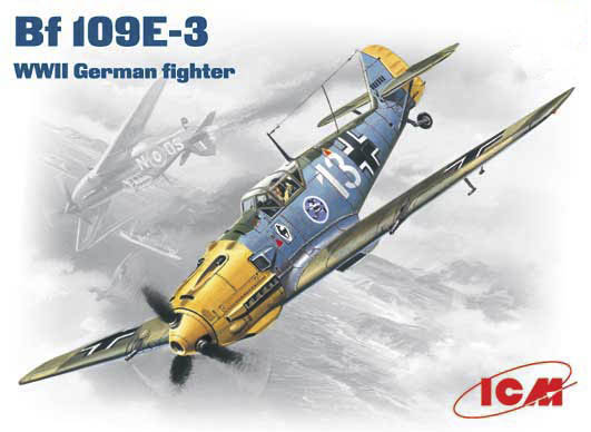Сборная модель 72131 ICM Самолет Messerschmitt Bf 109E-3 