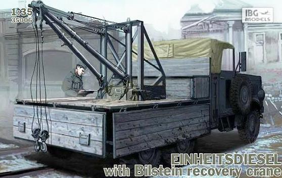 Сборная модель 35006 IBG Models EINHEITSDIESEL with Bilstein recovery crane 