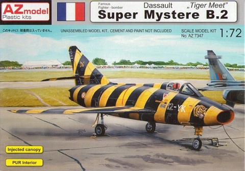 7347 AZmodel Самолёт Dassault Super Mystere B.2 1/72