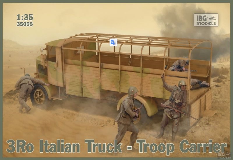 35055 IBG Models 3Ro Italian Truck Troop Carrier  1/35