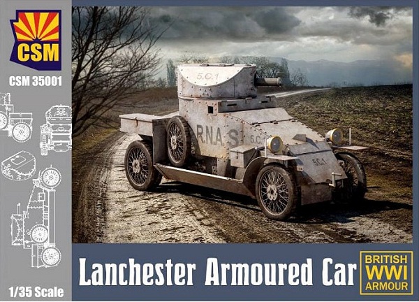 CSM35001 Copper State Models Lanchester Armoured Car  1/35