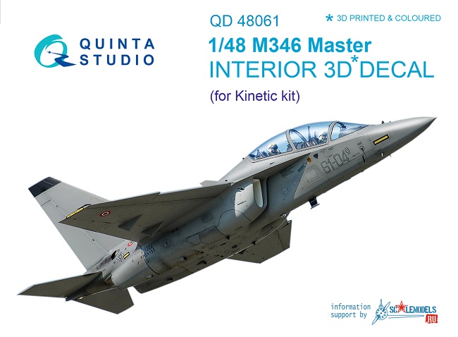 QD48061 Quinta 3D декаль для M346 Master (Kinetic)1/48