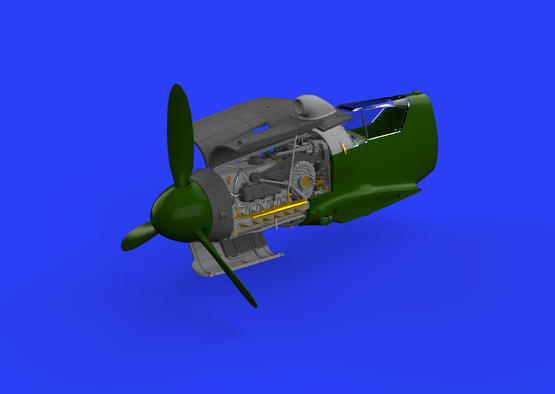 648441 Eduard Bf 109G-10 двигатель 1/48