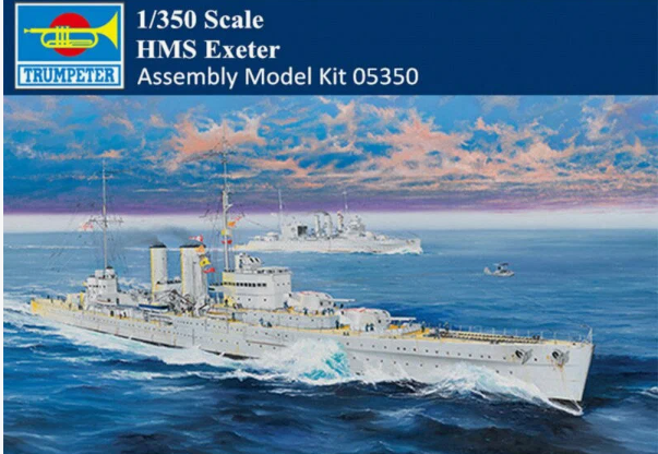 05350К Trumpeter Крейсер HMS Exeter (в комплекте sm-350-108 master) 1/350