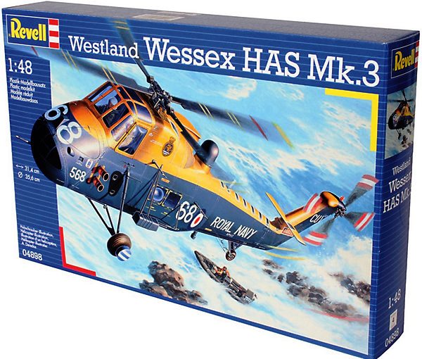 04898 Revell Вертолет Wessex HAS Mk.3, королевские ВВС Великобритании 1/48