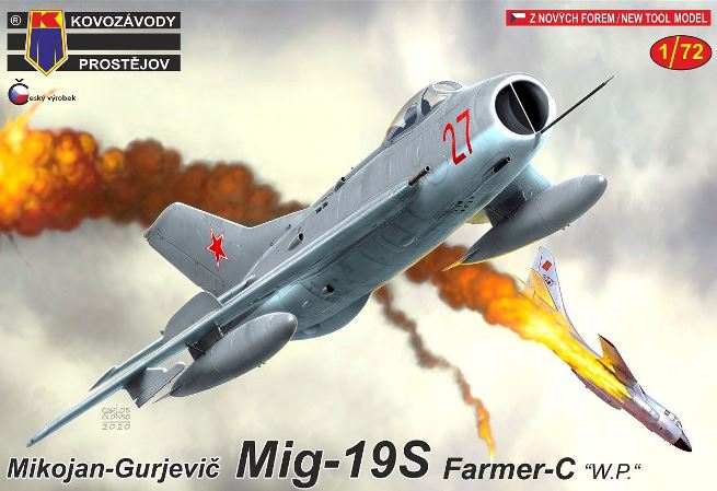 0187 Kovozavody Prostejov Самолёт MiG-19S Farmer-C „Warsaw Pact“ 1/72