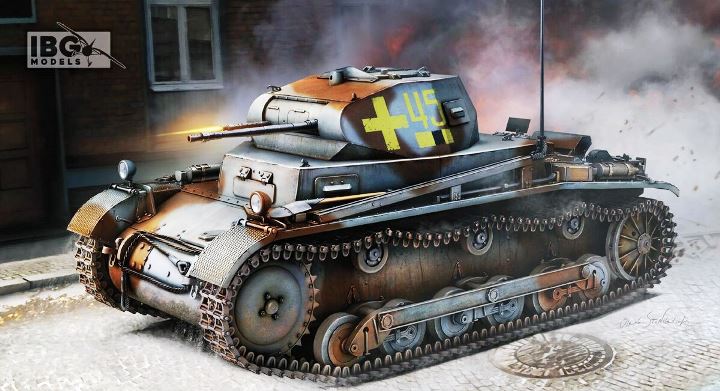 35076 IBG Models Немецкий танк Pz.Kpfw. II Ausf. a2 1/35