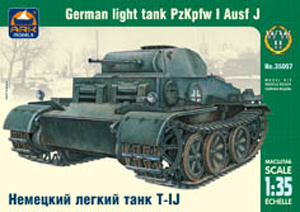 Сборная модель 35007 ARK Немецкий легкий танк Pz-II J  
