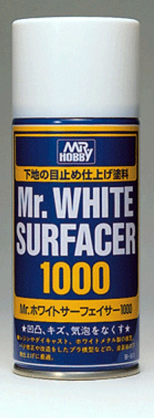 B-511 Gunze Sangyo Краска-грунтовка в баллончике Белая Mr.SURFACER 1000 170мл