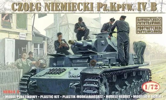Сборная модель 72852 Mirage Hobby Танк  Pz.Kpfw. IV Ausf. B 