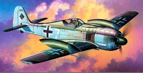 Сборная модель 5545 Dragon Самолет Focke-Wulf Fw 190A-7 w/Slipper Tank 