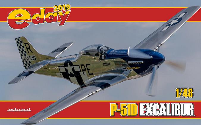 7141 Eduard Самолет Mustang P-51D Excalibur (ограниченная серия) 1/48