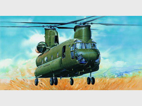 Сборная модель 05105 Trumpeter Американский вертолет CH-47D Chinook 