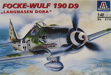 856 Italeri Немецкий самолет Fw 190 D "Langnasen Dora" 1/48