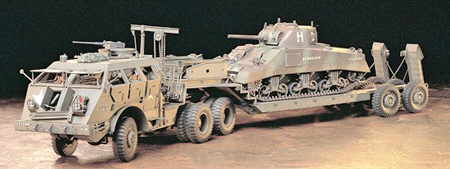 35230 Tamiya Американский танковый транпортер Dragon Wagon с прицепом 1/35