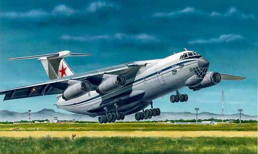 Сборная модель 214479 Моделист Военно-транспортный самолет Ил-76 