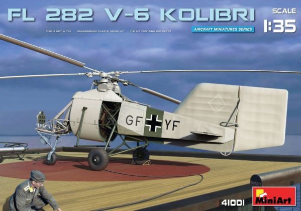 Сборная модель 41001 MiniArt Вертолет FL 282 V-6 "Kolibri"  