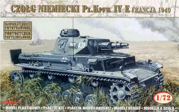 Сборная модель 72863 Mirage Hobby Танк  Pz.Kpfw. IV Ausf. E 