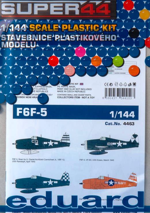 4463 Eduard F6F-5 (Super 44) 1/144