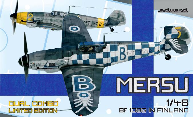  Сборная модель 11114 Eduard Самолет Bf 109G в Финляндии Dual Combo 