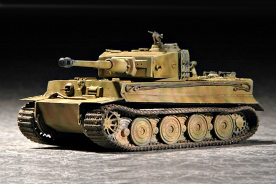 Сборная модель 07244 Trumpeter Немецкий танк "Тигр" I поздний 