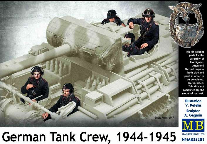 35201 Master Box Фигуры, Немецкие танкисты, 1944-1945 1/35